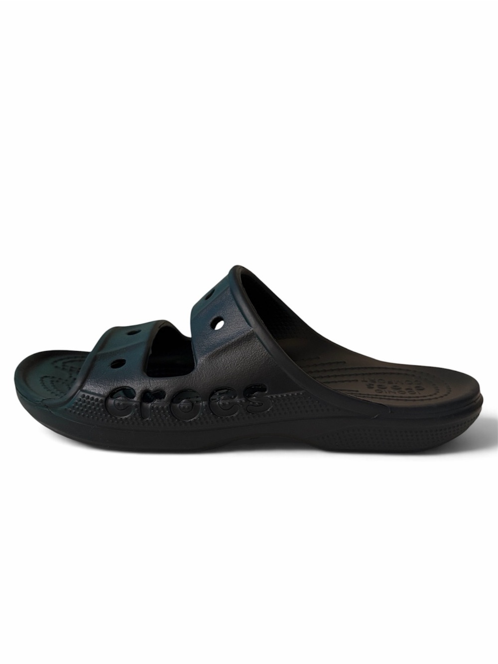 CROCS Black Two-Strap Slide